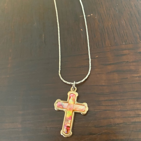 3 costume necklaces glass bead and cross - Picture 9 of 16